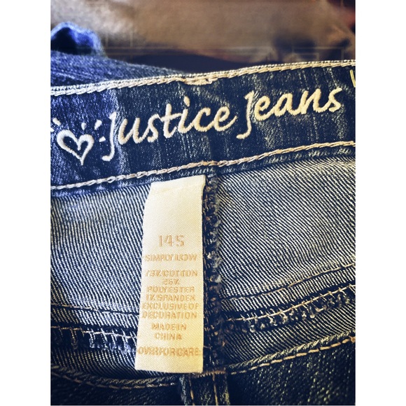 Justice Jeans, Girls Size 14S - Picture 4 of 5
